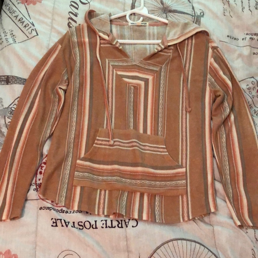 Large (US) Wallflower brown boho shirt